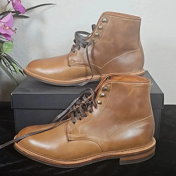 Allen Edmonds Men's Chromexcel Leather Derby Boots Size 11 E (Wide) - Picture 1 of 8
